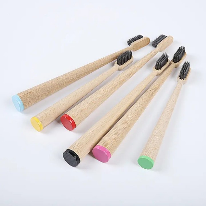 Bamboo Toothbrush Cone Shape