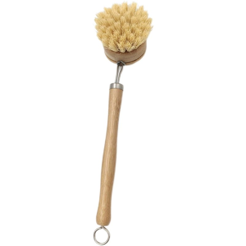 Long Handle Beech Sisal Dish Brush