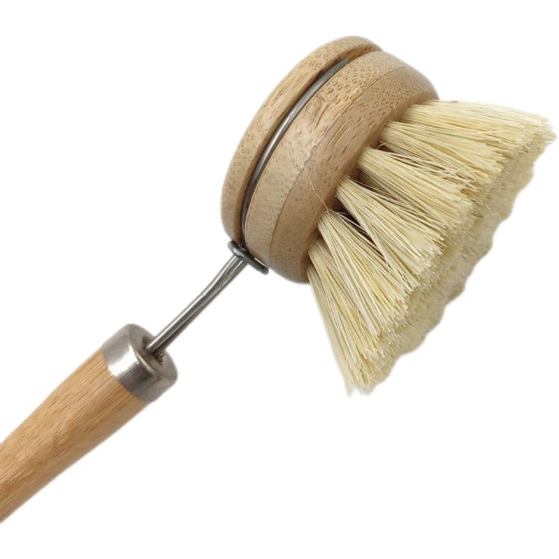 Long Handle Beech Sisal Dish Brush
