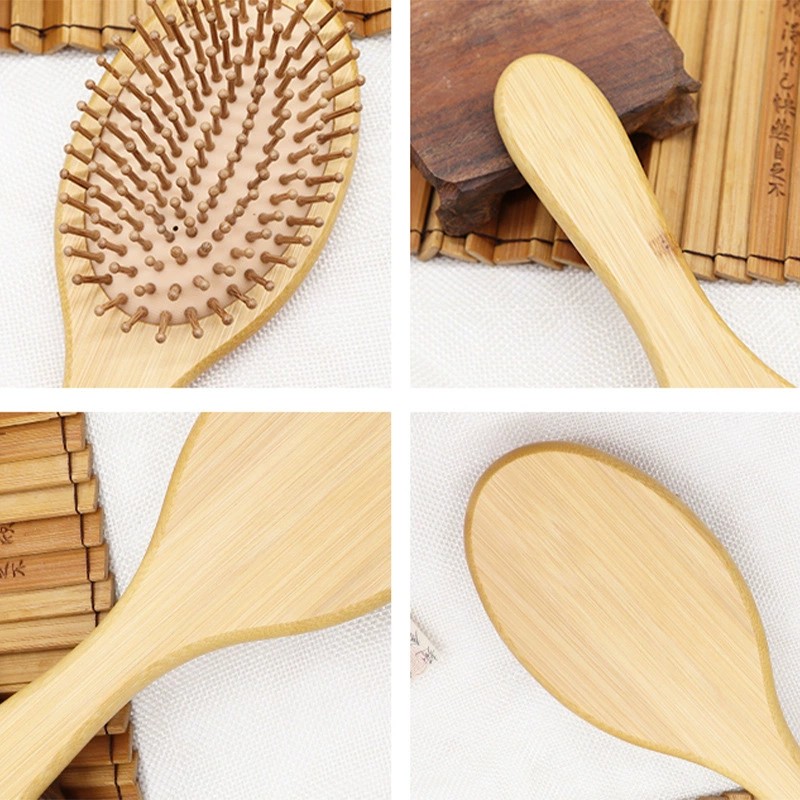 Round Bamboo Hair Brush