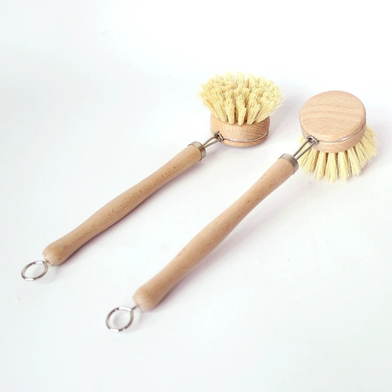 Cepillo de plato de sisal de manzana larga