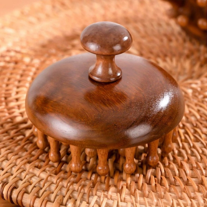 Sandalwood Round Plate Massage Color